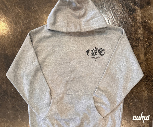 Japantown Felix Bomb Pullover Hoodie - Ath Grey – Cukui