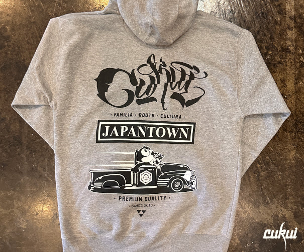 Japantown Felix Bomb Pullover Hoodie - Ath Grey