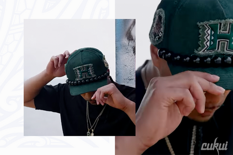 Cukui x Baysiq H Corduroy Hat - Dark Green