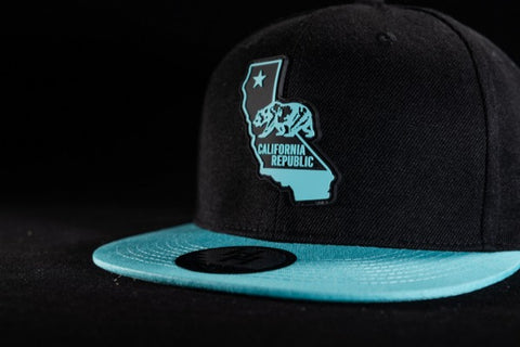 Cali Republic Hat - Tiffany & Black