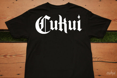 Straight Out Of Cukui Tee - Black