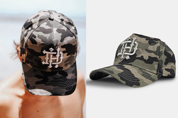 DH BOOMSKI A-Frame Snapback - Camo
