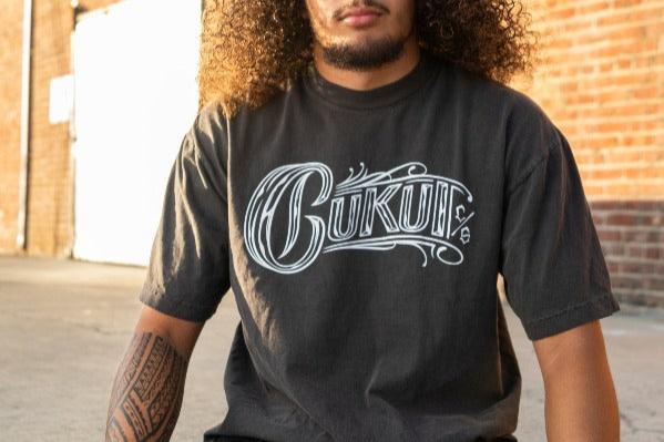 C/S Cukui Logo Heavyweight Tee - Vintage Black