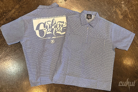 Cukui Hickory Workmen Zip Up - Navy/Blue