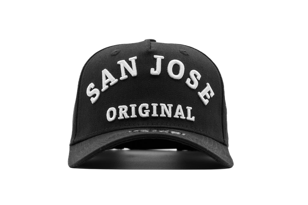 San Jose OG Snapback Hat - Black