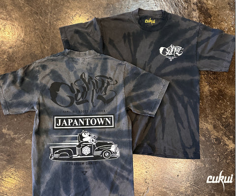 Japantown Felix Bomb Oversized Garment Dyed Tee - Black