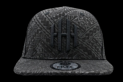 Hotheadz Black Tribal Snapback Hat