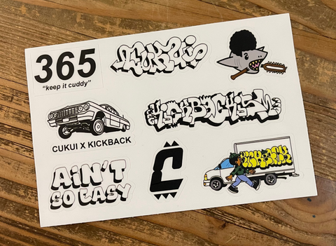 Dion X Cukui Stickers