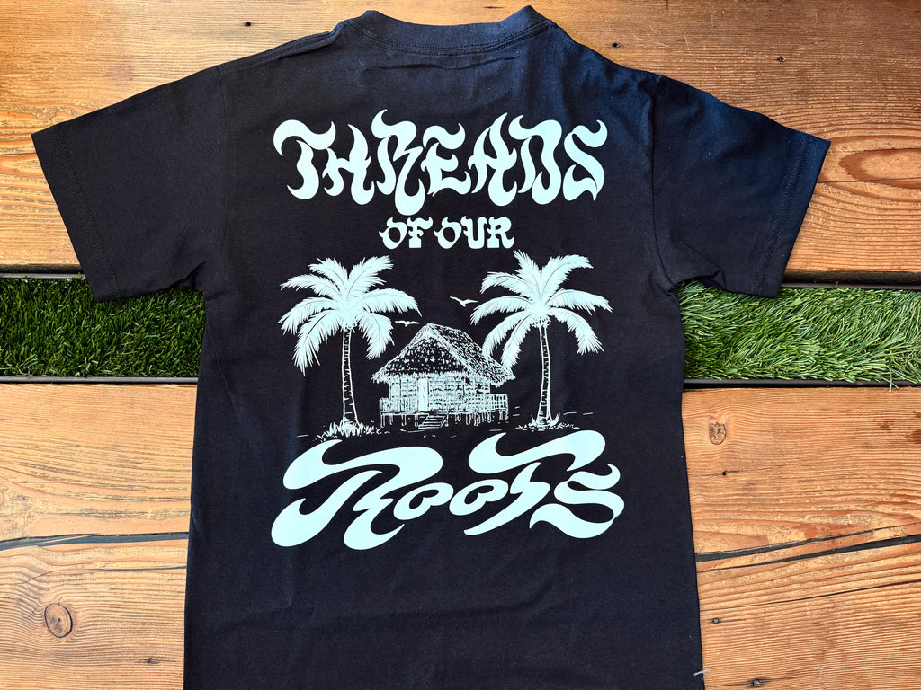 Threads of our Roots Tee - Black
