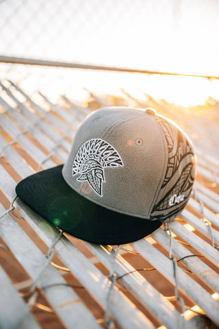 Spartan Fleece Snapback Hat - Grey