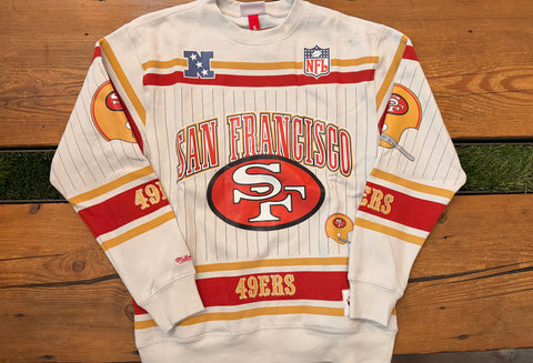 SF 49ERS TOO MAXXED Crewneck Fleece - Grey
