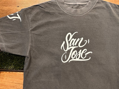 San Jose Classic Tee - Faded Black