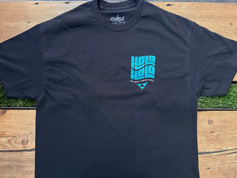 Cukui Holo Shark Tee - Black