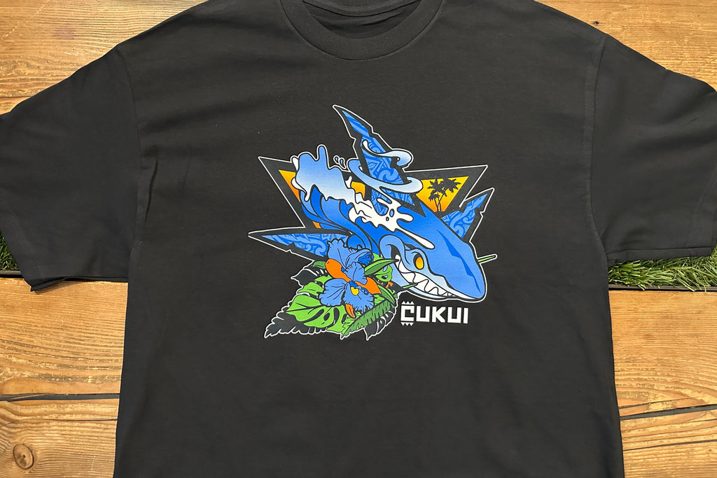 Hippy Shark Tee - Black