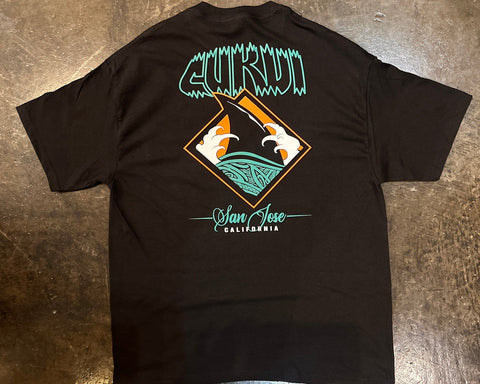 Shark Fin 2025 Tee - Black