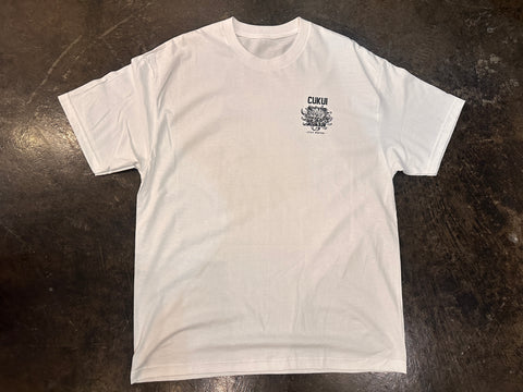 Chrysanthemum Tee - White