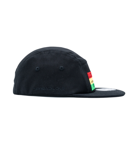 Hot Headz LOVE and REGGAE Camper Hat - Black