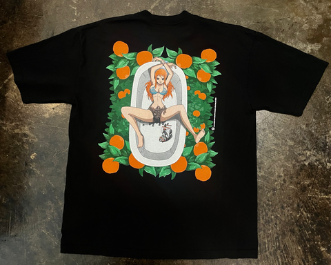 Ship's Navigator Blk Tee: FIR x Izekai Collab