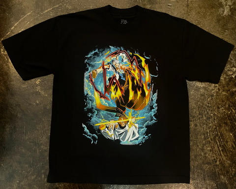 Fight Or Flight Blk Tee: FIR x Izekai Collab