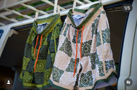 Jordan T x Cukui x Krucial Basketball Shorts - Green