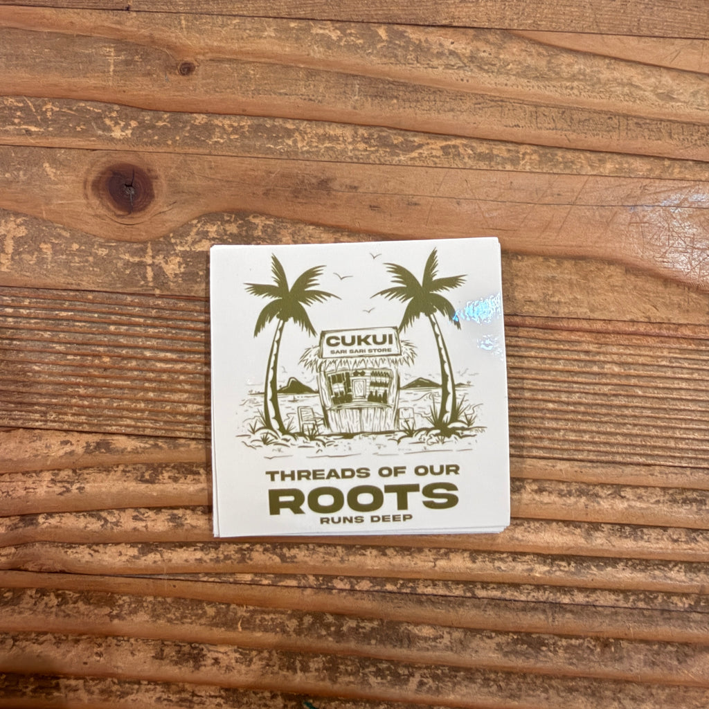 Threads of Our Roots Sticker
