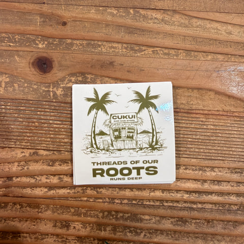 Threads of Our Roots Sticker