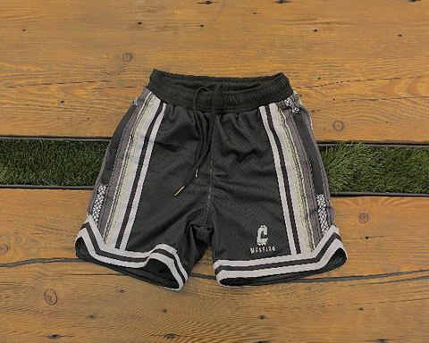 YOUTH Cukui x Mestizo Shorts - Charcoal Gary / White