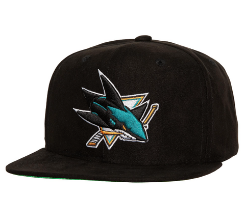 NHL Sharks Sweet Suede Hat - Black