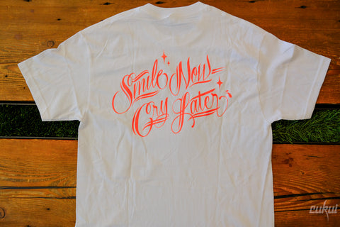 Smile Now, Cry Later Tee - White/Red