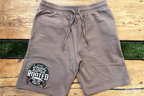 Cukui Rooted Stadium Pigment Dyed Shorts - Walnut