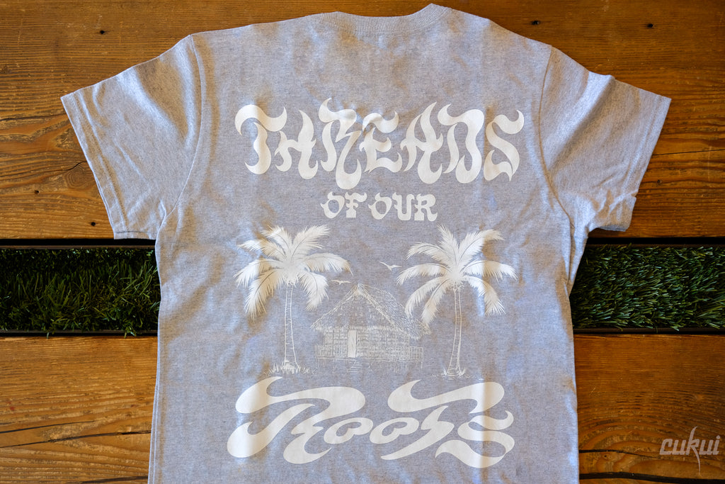 Womens Threads of our Roots Tee - Grey