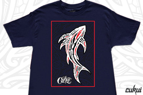 Tribal Shark 2024 Tee - Navy