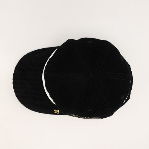 OG BA: From the Bay to the World Snapback (Black Corduroy)