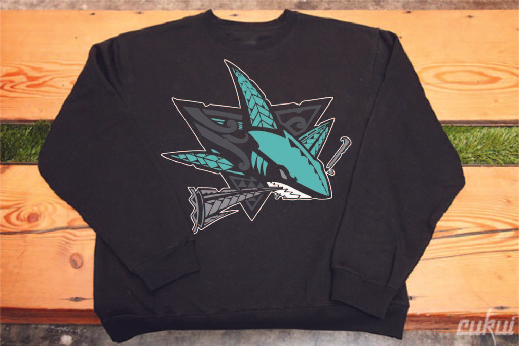 BLACK FRIDAY 2025: Diamond Native Shark Crewneck - Black