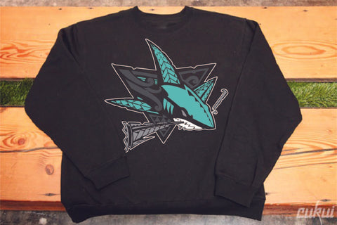 BLACK FRIDAY 2025: Diamond Native Shark Crewneck - Black
