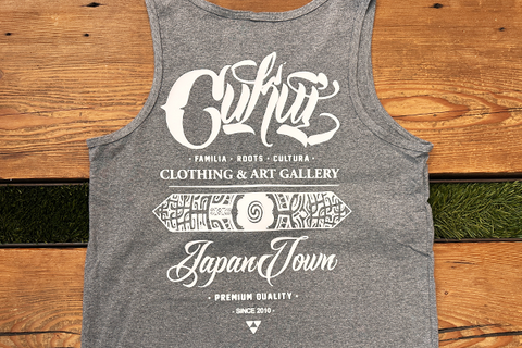 Shop Tanktop - Grey/White