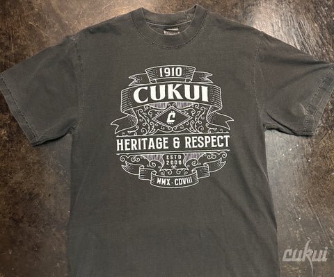 Heritage Heavyweight Oversized Tee - Faded Black
