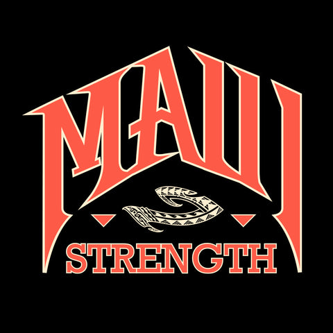 Womens Maui Strength Fundraiser Tee 2nd Round - Black