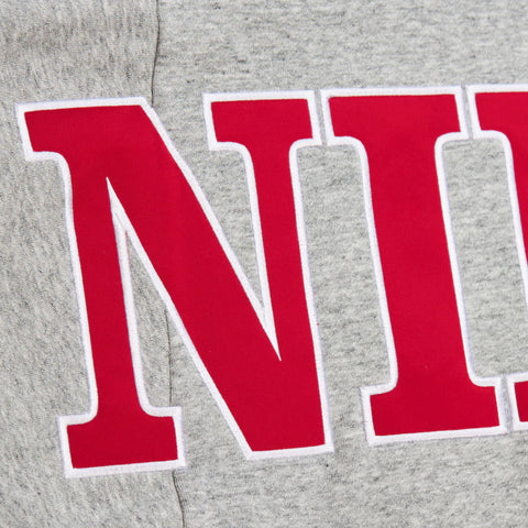 49ers Full Field Satin Vintage Fleece - Grey/Red