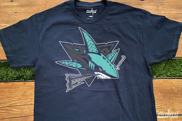 BLACK FRIDAY 2025: Diamond Native Shark Tee - Navy