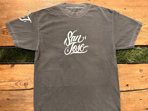 San Jose Classic Tee - Faded Black