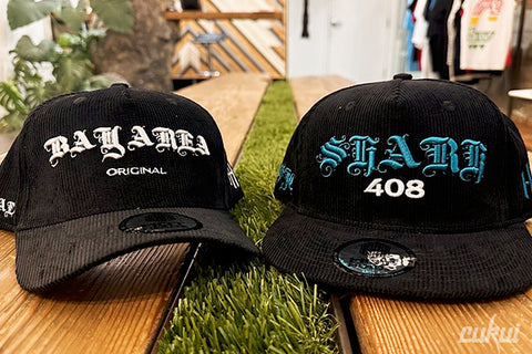 HotHeadz Shark 408 Corduroy Snapback - Black/Teal