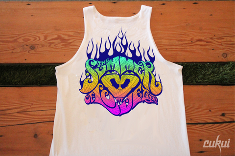 Summer Of Love Tank - White