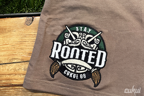 Cukui Rooted Stadium Pigment Dyed Shorts - Walnut