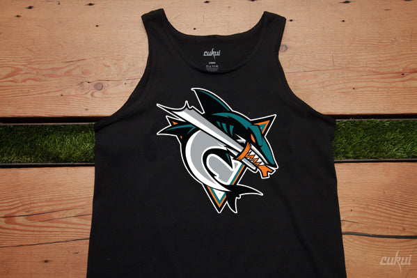 UGAT x Cukui: Battle Sharks Tank - Black