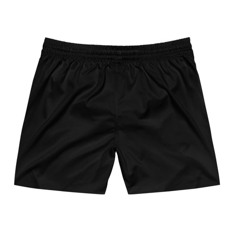 Cukui Men's Mid-Length Swim Shorts - Black/Black
