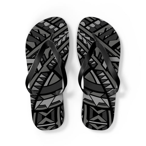 Cukui Navajo Flip Flops - Grey/Black