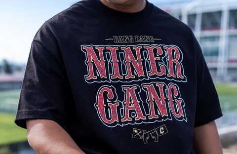 Bang Bang Niner Gang 2023 Tee - Black